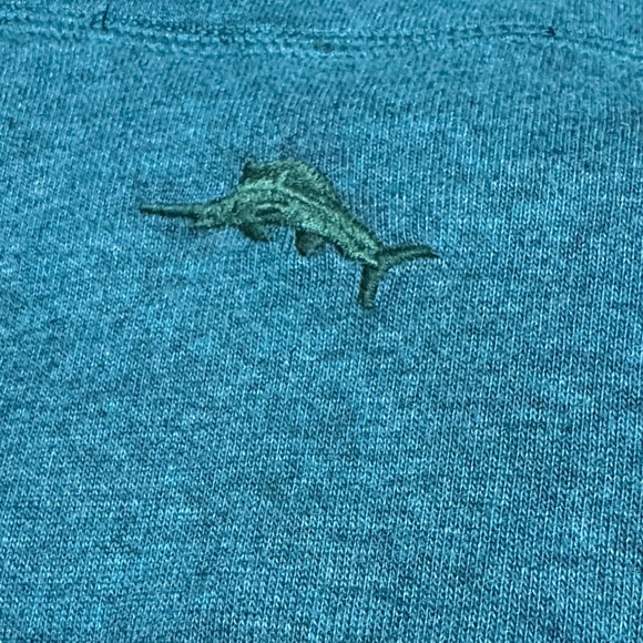 Tommy Bahama Teal Zip-Up Sweater - Picture 9 of 9